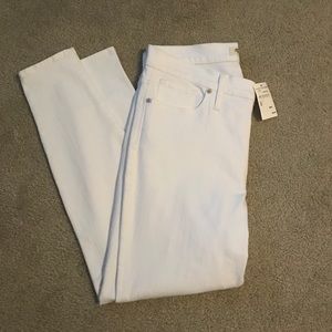 NWT! Madewell 9” Mid-Rise Skinny Jeans Pure White